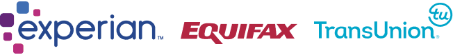 Experian, Equifax, and TransUnion